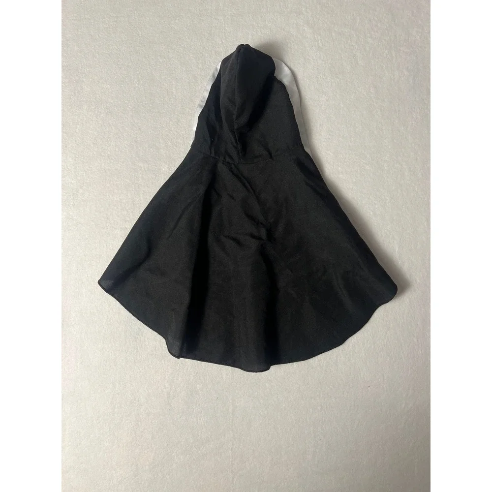Nun Habit Costume Accessory Pet Small Black White Cross Religious Fun Halloween